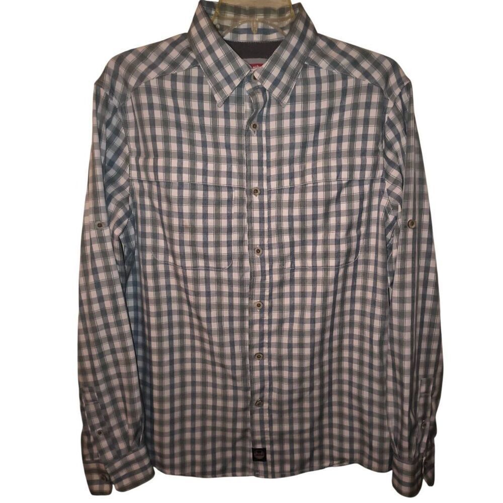 Wrangler Outdoor Series long-sleeve button-down breathable fabric utility pocket